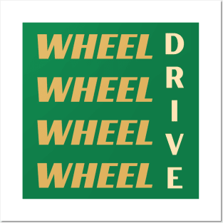 4 Wheel Drive Rebus Word Puzzle Posters and Art